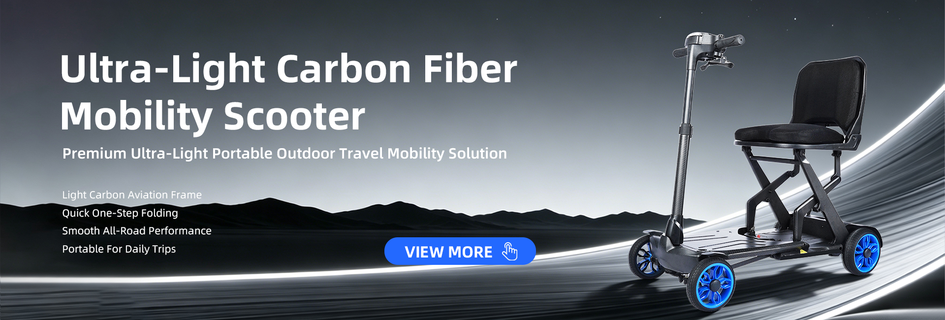 Ultra-Light Carbon Fiber Mobility Scooter